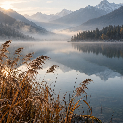 Beyond the Reeds, by Maya Demolight, AI-generated photography, 2026
