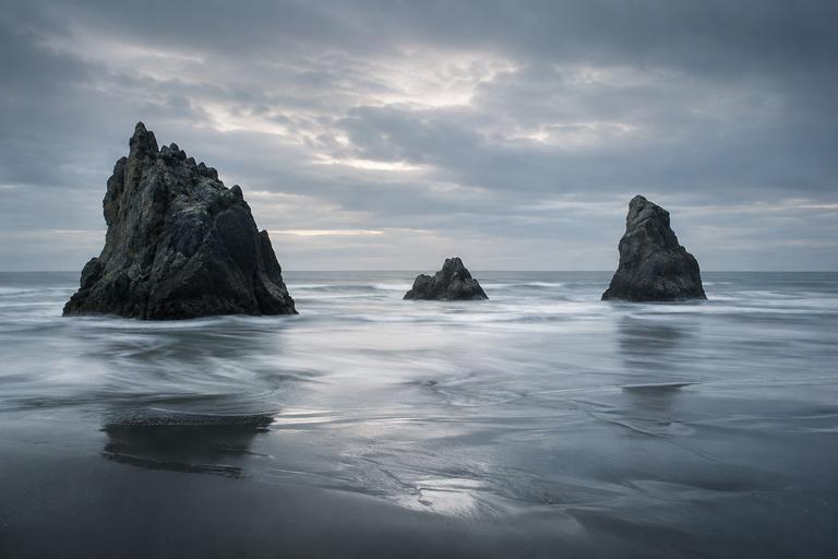 Three Tides, by Maya Demolight, AI-generated photography, 2026